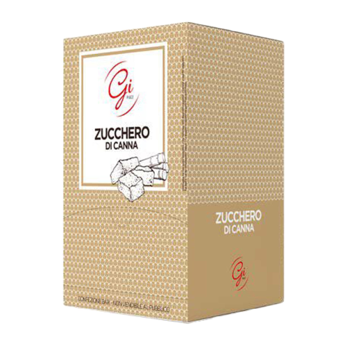 1Kg Zucchero di canna in bustine monoporzione da 5gr cad. (200 bustine Viander